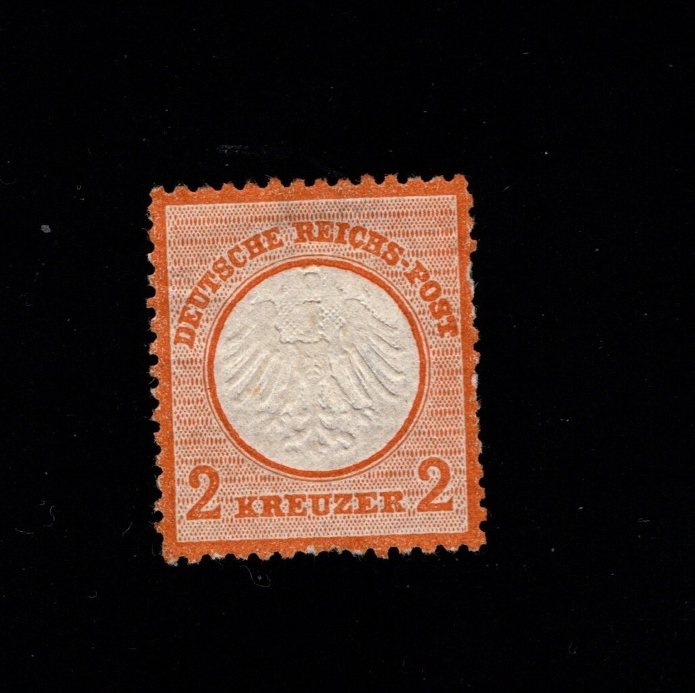 Germany Scott #8 1872 2 Kreuzer Small Shield MINT-H