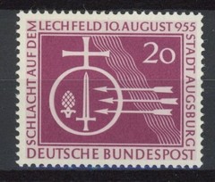 Germany 1955 : Good Very Fine MNH Stamp