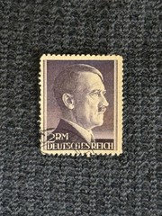Unused Nazi Germany 1941-44 2m Adolph Hitler Postage Stamp
