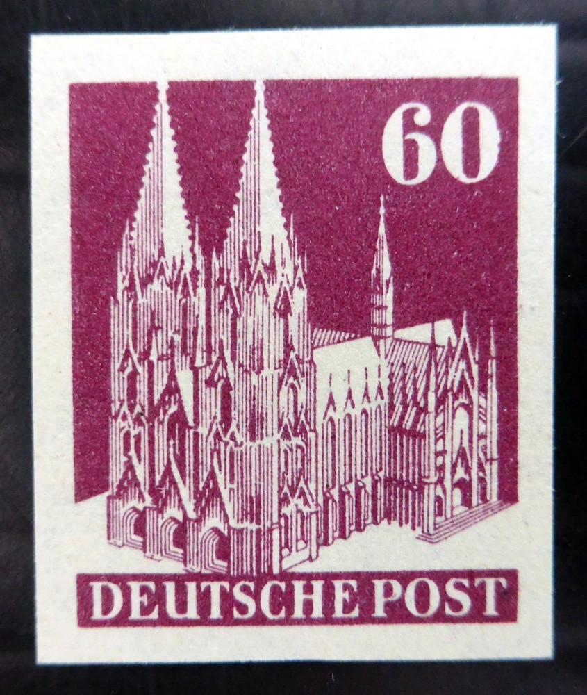 GERMANY 1948 – 60pf Imperf U/M Cat Nichel 93 Approx £170 SALE PRICE NL656