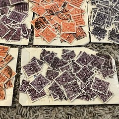 1922-1923 HUGE INVESTOR’S LOT OF GERMANY POSTHORN (ONE COLOR) STAMPS