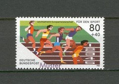 Germany G64 overprint Muster 1986 Sport athletics