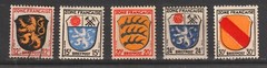 Germany: French Occupation complete Lot 1: Scott 2024 Catalog Value $21.75