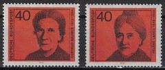 GERMANY:1974 SC#1129-30 MH Honoring German women politicians F
