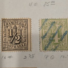 1800’s LOT OF GERMAN STATES STAMPS BERGEDORF, BERN, REVENUE, PAYER AND MORE #50