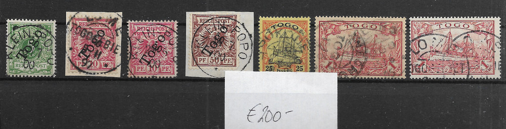GERMAN COLONY @ TOGO 1897 -1900 € 200.00 FINE USED NICE PRICED @ Ger.55