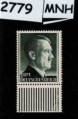 MNH stamp Sc 524 Adolf Hitler Third Reich era 1RM Perf 14 WWII Germany #2779