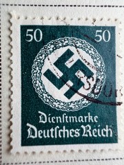 Germany 12 Stamps 4 wi/RARE CXL 1942 Scott Catalog O92-O103 „Official“-Complete
