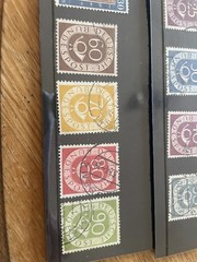 West Germany stamps used posthorn set + Tag der briefmarken 1949 etc cat £267
