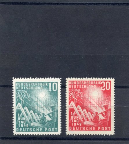 GERMANY(BUND)Sc 665-6(MI111-2)**F-VF NH $180