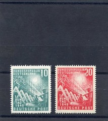 GERMANY(BUND)Sc 665-6(MI111-2)**F-VF NH $180