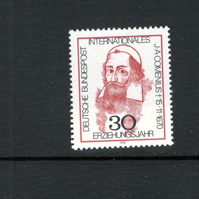 Germany 1970 JOHN AMOS COMENIUS THEOLOGIAN AND EDUCATOR SC 1050 MNH STAMP