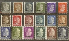 Stamp Germany Ostland Mi 01-18 Set 1941 WWII Occupation Hitler Estonia MNH