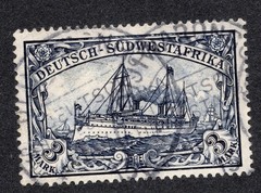 German Southwest Africa 1897 Kaiser’s Hohenzollern Yacht SC# 24