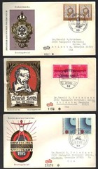 GERMANY 1970s COLL OF 19 FDC ALL DIFF W/CACHETS ADD ADDRESSED TO US DESTINATIONS