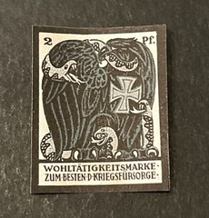 WW2 WWII Propaganda Stamp Label Vignette German War Relief Charity
