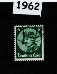 Used Stamp Sc 398 Frederick the great 1933 Third Reich era Germany #1962