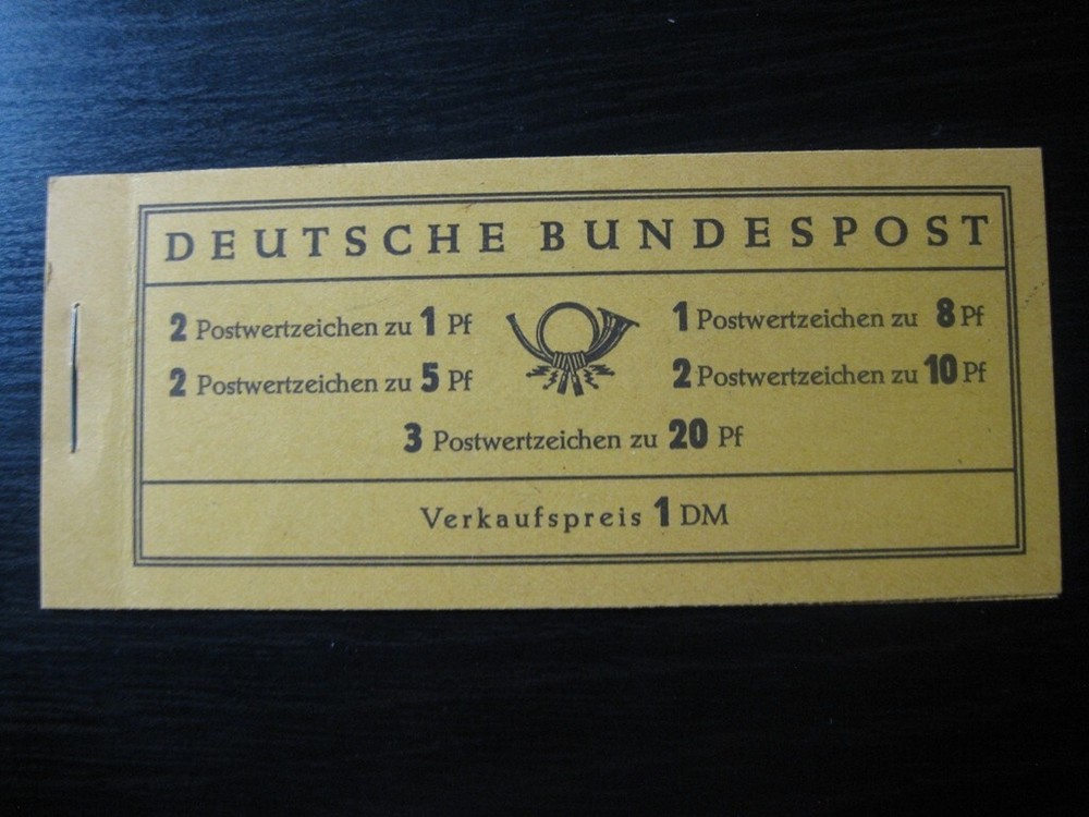 GERMANY Mi. #MH 4 scarce used (CTO) stamp booklet! CV $85.00