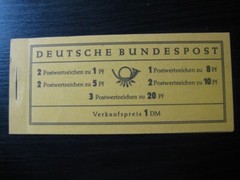 GERMANY Mi. #MH 4 scarce used (CTO) stamp booklet! CV $85.00