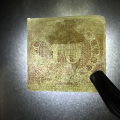 1866 Germany Prussia 10 Sgr Scott #21 Rare Transparent Paper Antique Stamp