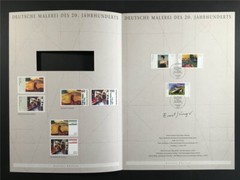 GERMAN POST ART-EDITION 1994/22 1748/1750 MALEREI GEMÄLDE KUNST ART