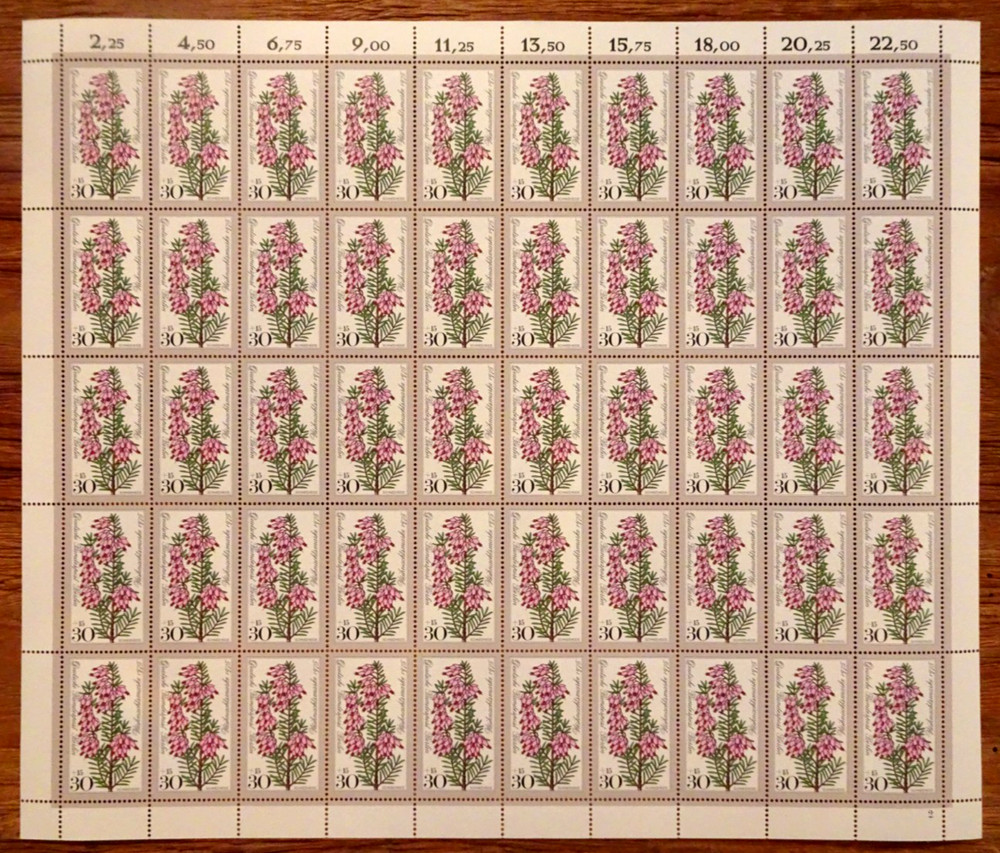 Christmas Berlin No. 514 LUXURY sheet mint 1975 MNH shape number FN 2