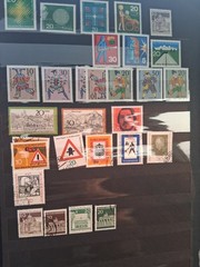 pre, during and post ww2 german stamps