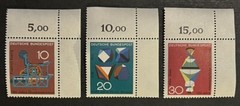Travelstamps: Germany Stamps Scott #978-980 Progress in Science & Technology MNH