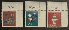 Travelstamps: Germany Stamps Scott #978-980 Progress in Science & Technology MNH