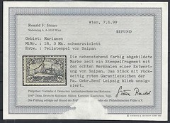 Marianen 1901 MI 7-19 several signed CANC VF