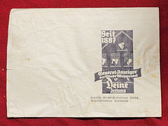WW2 German Third Reich Newspaper Payment Envelope Postal cover Deine Zeitung