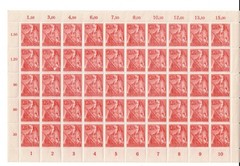 MNH stamp sheet complete B240 WWII Germany Hitler youth Reich Labor corp #2822