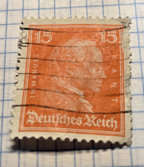 GERMANY 1927 TO 1930 14 STAMPS 2 DUPLICATES