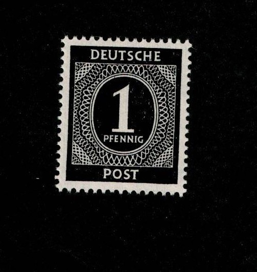MNH Stamp Sc 530 1946 Post WWII Germany Large numeral From mint sheet