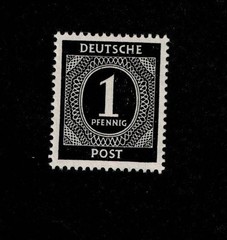 MNH Stamp Sc 530 1946 Post WWII Germany Large numeral From mint sheet
