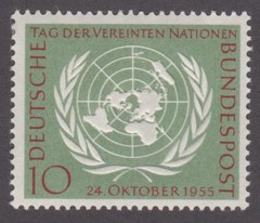 Germany 1955 #736 United Nations Day – MNH