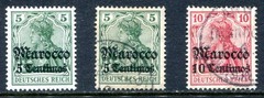 Germany in Morocco 1906 – 1911 Used and Unused Lot #2