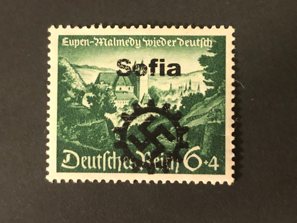 Germany WWII propaganda fantasy overprint (SOFIA) 6+4 Rpf. MH /s1 #b25