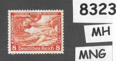 MH Stamp B53 Richard Wagner 1933 Opera Die Wakure Third Reich Germany #8324