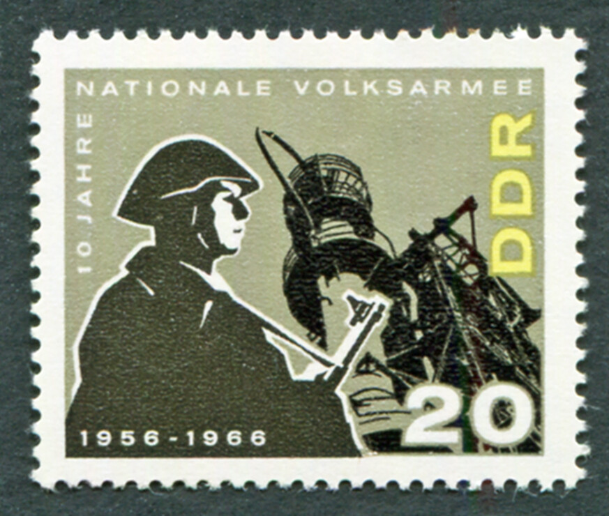 GERMANY East DDR 1966 20pf SGE881 mint MNH FG National People’s Army Anniv #B04