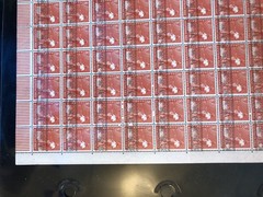 1940’s ERA GERMANY 8 PFENNIG WORKERS STAMP FULL SHEET
