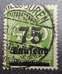 Stamp Germany Reich 75 000 Mark 1923 Infla Berlin Mi. Nr. 287 [🇩🇪39159-3]
