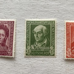 1949 German Stamps Set of 4 „Charity Stamps“ – Uncancelled