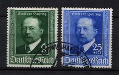 German Reich WW II : Emil von Behring set from 1940 – used