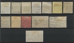 Germany 1902 – Part Set Used. (No 60pf and 5M). SG 67-95b. CV £40.