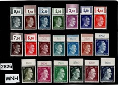 MNH stamp set Adolf Hitler Full set 20 different 1941-1944 Germany WWII #2826