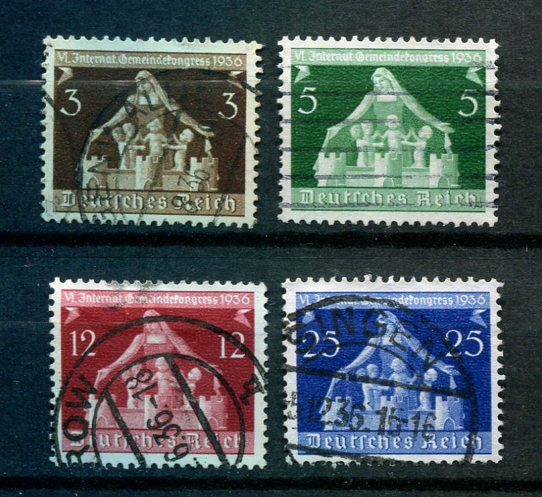 German Reich WW II : Local Government congress set from 1936 – used