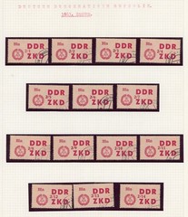 Germany DDR 1964 RARE Back of the Book Service Stamps Michel#31-45 Complete Used