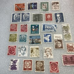 30 USED/Cancel mixed West Germany Deutsche Bundespost 1950-1990 Stamps. $1Ships.