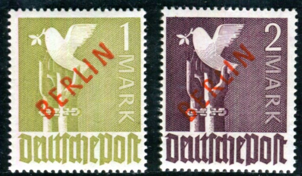 BERLIN 1949 33-34 ** MNH FLAWLESS TOPP-VALUES signed SCHLEGEL BPP (H2947
